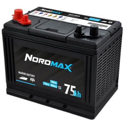 Battery Nordmax DUAL AGM 12V 75Ah 750A(EN) in the group MARINE & HOBBY / CONSUMPTION BATTERIES at TH Pettersson AB (105-NM26-80AGM)