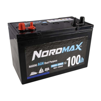 Battery Normax DUAL AGM 12V 100Ah 950A(EN) in the group MARINE & HOBBY / CONSUMPTION BATTERIES at TH Pettersson AB (105-NM31-100AGM)