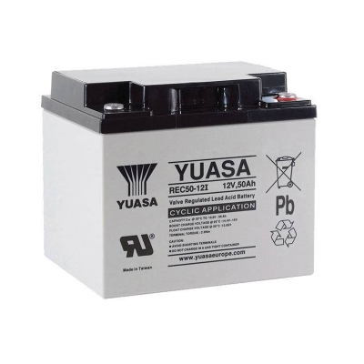 Battery Yuasa AGM 12V 50Ah 400A in the group OTHER BATTERIES / INDUSTRY BATTERYS at TH Pettersson AB (105-REC50-12)