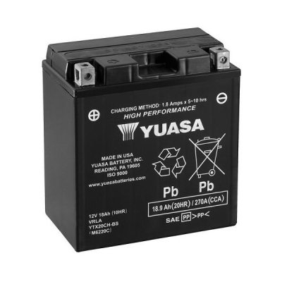 Motorcycle battery YUASA YTX20CH-BS 18Ah in the group CAR & MC / MC BATTERIES at TH Pettersson AB (105-YTX20CH-BS)