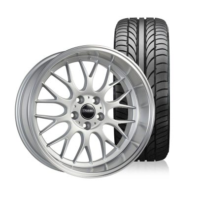 Complete set of wheels Super DTM silver with 215/35r18 tyres including shipping to 55016, cottage grove, MN, USA in the group  at TH Pettersson AB (2000-783)