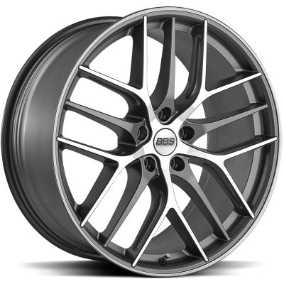 BBS CC-R Graphite Diam Cut 8x20 5x112 ET17 CB82,0 60° DS10mm in the group WHEELS / RIMS / BRANDS / BBS at TH Pettersson AB (205-10020255361)