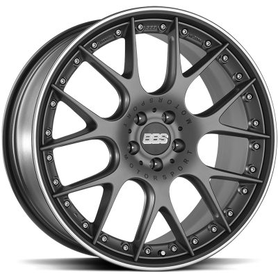 BBS CH-RII Satin Titanium 10x22 5x120 ET40 CB82,0 60  in the group WHEELS / RIMS / BRANDS / BBS at TH Pettersson AB (205-10022649)