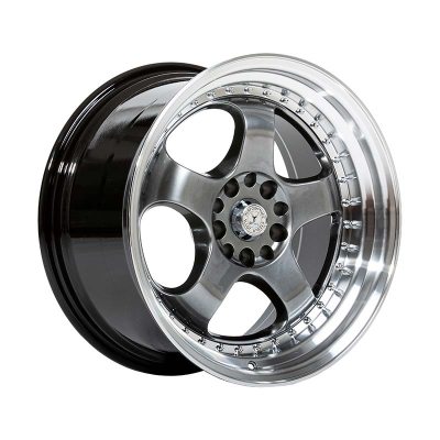 59° North Wheels D-002 9,5x18 5x114,3/120 ET20 CB 74,1 Hyperblack/Polished Lip (Chrome Rivets) in the group WHEELS / RIMS / BRANDS / 59° North Wheels at TH Pettersson AB (206-00218955114120HB)