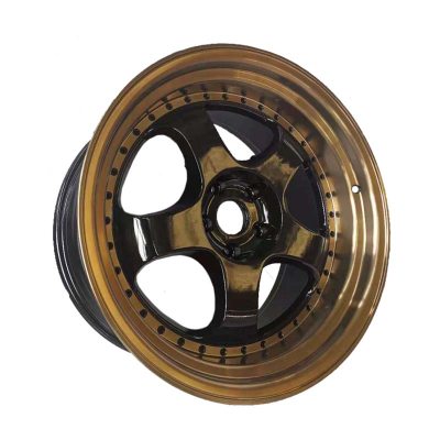 59 North Wheels D-002 9,5x19 5x114,3/120 ET25 CB 74,1 Gloss Black/Copper Lip (Black Rivets) in the group WHEELS / RIMS / BRANDS / 59 North Wheels at TH Pettersson AB (206-00219955114120GBCL)