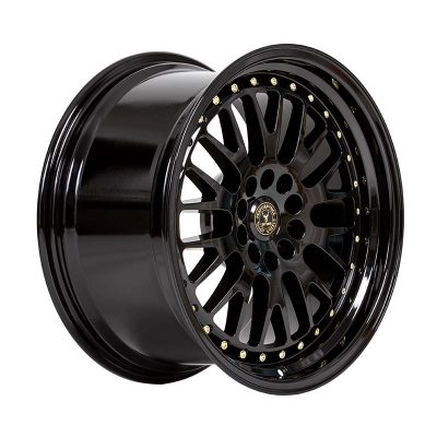 59° North Wheels D-003 9,5x18 5x114,3/120 ET20 CB 74,1 Gloss Black/Gold Rivets in the group WHEELS / RIMS / BRANDS / 59° North Wheels at TH Pettersson AB (206-00318955114120GB)