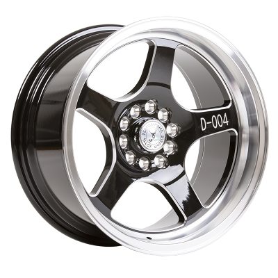 59° North Wheels D-004  8,5x17 5x100/5x108 ET10 CB 73,1 Gloss Black Champer/Polished Lip in the group WHEELS / RIMS / BRANDS / 59° North Wheels at TH Pettersson AB (206-0041785100108B)