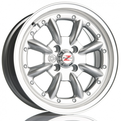 Barzetta Classic Silver 7x15 4x100 ET35 HUB 60,1 in the group WHEELS / RIMS / BRANDS / BARZETTA at TH Pettersson AB (207-BARB574)