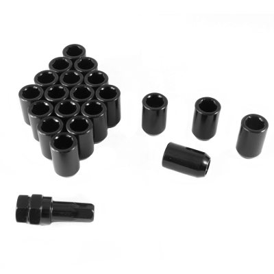Set of BLACK LONG imbus lug nuts 12x1,5 + Key in the group WHEELS / RIMS / WHEEL ACCESSORIES / WHEEL BOLTS / WHEEL NUTS at TH Pettersson AB (210-LN1215DBK)