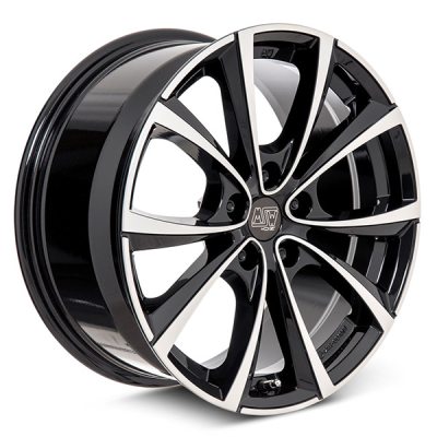 MSW 27T G.Blk/Pol 8,5x18 5x114,3 ET40 HUB 64,1 in the group WHEELS / RIMS / BRANDS / MSW WHEELS at TH Pettersson AB (216-12318085500011440641)