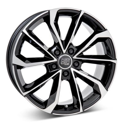 MSW 42 G.Blk/Pol 8x18 5-120 E45 C65,1 in the group WHEELS / RIMS / BRANDS / MSW WHEELS at TH Pettersson AB (216-13918080500012045651)