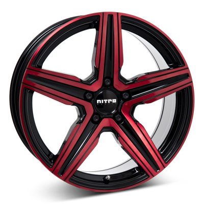 Nitro Spark G.Blk/Red 8x18 5-108 E45 C65,1 in the group WHEELS / RIMS / BRANDS / NITRO WHEELS at TH Pettersson AB (216-73118080500010845651)