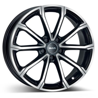 MAK DaVinci Blk/Pol 7,5x18 5x114,3 ET51 HUB 67,1 in the group WHEELS / RIMS / BRANDS / MAK PERFORMANCE WHEELS at TH Pettersson AB (224-DDVF0BP51)