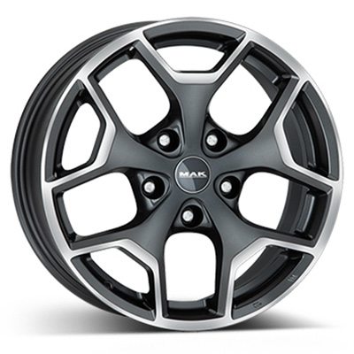 MAK Liberty Antracit Polished 10x21 5x130 ET33 HUB 84,1 in the group WHEELS / RIMS / BRANDS / MAK PERFORMANCE WHEELS at TH Pettersson AB (224-DLE1PLFP33)