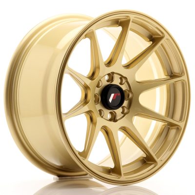 Japan Racing JR11 16x8 ET25 4x100/108 Gold in the group WHEELS / RIMS / BRANDS / JAPAN RACING at TH Pettersson AB (225-JR11168142567GDF)