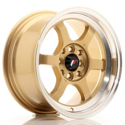 Japan Racing JR12 15x7,5 ET26 4x100/114 Gold in the group WHEELS / RIMS / BRANDS / JAPAN RACING at TH Pettersson AB (225-JR12157542673GD)
