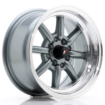 Japan Racing JR19 14x7 ET0 4x100/114 Gun Metal in the group WHEELS / RIMS / BRANDS / JAPAN RACING at TH Pettersson AB (225-JR19147040073GML)