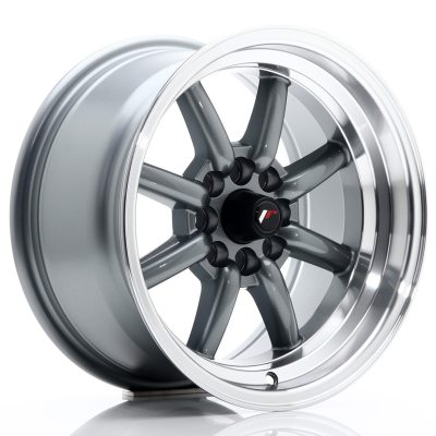 Japan Racing JR19 15x8 ET0 4x100/114 Gun Metal in the group WHEELS / RIMS / BRANDS / JAPAN RACING at TH Pettersson AB (225-JR19158040073GML)