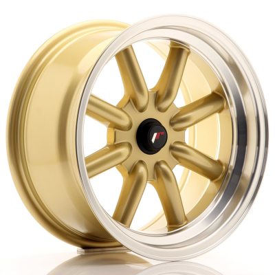 Japan Racing JR19 16x8 ET-20-0 Undrilled Gold in the group WHEELS / RIMS / BRANDS / JAPAN RACING at TH Pettersson AB (225-JR191680XXM2074GD)