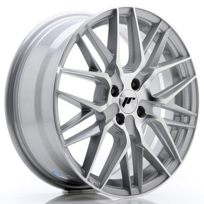 Japan Racing JR28 17x7 ET40 4x100 Silver Machined in the group WHEELS / RIMS / BRANDS / JAPAN RACING at TH Pettersson AB (225-JR2817704H4067SM)