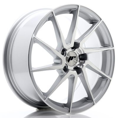 Japan Racing JR36 18x8 ET35 5x120 Silver Brushed Face in the group WHEELS / RIMS / BRANDS / JAPAN RACING at TH Pettersson AB (225-JR3618805I3572SBF)