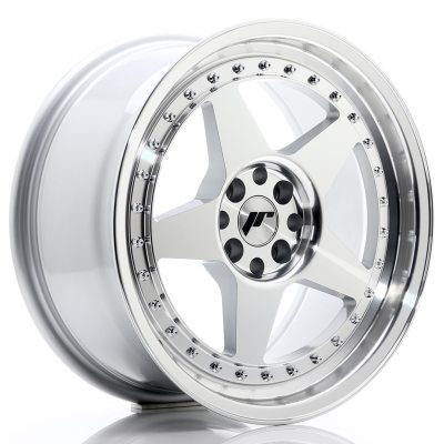Japan Racing JR6 17x8 ET25 5x114/120 Silver Machined Face in the group WHEELS / RIMS / BRANDS / JAPAN RACING at TH Pettersson AB (225-JR61780MG2574SM)
