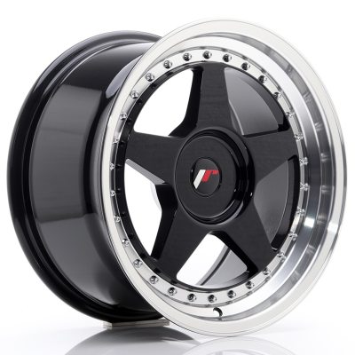 Japan Racing JR6 17x9 ET20-35 Undrilled Gloss Black w/Machined in the group WHEELS / RIMS / BRANDS / JAPAN RACING at TH Pettersson AB (225-JR61790XX2074GBL)