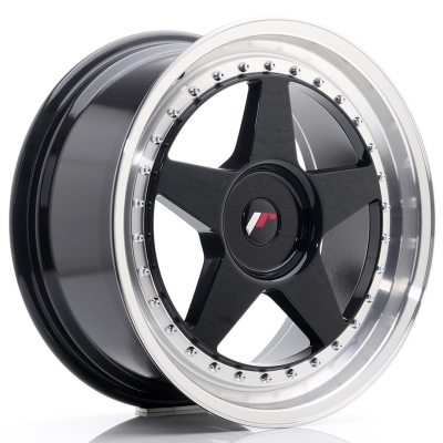 Japan Racing JR6 18x8,5 ET20-40 Undrilled Gloss Black w/Machined in the group WHEELS / RIMS / BRANDS / JAPAN RACING at TH Pettersson AB (225-JR61885XX2074GBL)