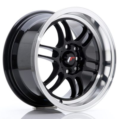 Japan Racing JR7 15x8 ET35 4x100/114 Gloss Black w/Machined Lip in the group WHEELS / RIMS / BRANDS / JAPAN RACING at TH Pettersson AB (225-JR7158043573GB)