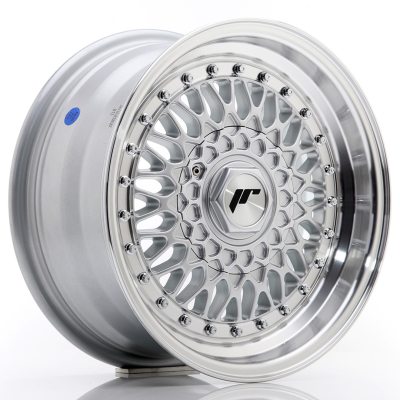 Japan Racing JR9 15x7 ET20 4x100/108 Silver w/Machined Lip+Silver Rivets in the group WHEELS / RIMS / BRANDS / JAPAN RACING at TH Pettersson AB (225-JR9157142074SS)