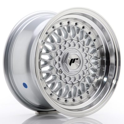 Japan Racing JR9 15x8 ET20 4x100/108 Silver w/Machined Lip+Silver Rivets in the group WHEELS / RIMS / BRANDS / JAPAN RACING at TH Pettersson AB (225-JR9158142074SS)
