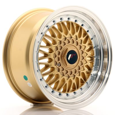Japan Racing JR9 16x8 ET25 Undrilled Gold w/Machined Lip in the group WHEELS / RIMS / BRANDS / JAPAN RACING at TH Pettersson AB (225-JR91680XX2574GD)