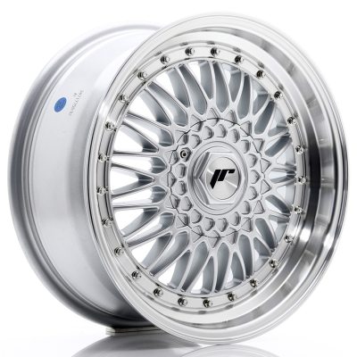 Japan Racing JR9 17x7,5 ET20-35 Undrilled Silver w/Machined Lip+Silver Rivets in the group WHEELS / RIMS / BRANDS / JAPAN RACING at TH Pettersson AB (225-JR91775XX2074SS)