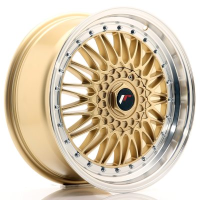 Japan Racing JR9 18x8 ET40 5x112/120 Gold w/Machined Lip in the group WHEELS / RIMS / BRANDS / JAPAN RACING at TH Pettersson AB (225-JR91880MP4074GD)