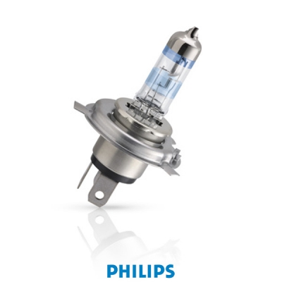 Philips Halogen H4 X-tremeVision+, 12V 60/55W, 2-pc in the group HALOGEN HEADLIGHTS at TH Pettersson AB (30-12342XVS2)