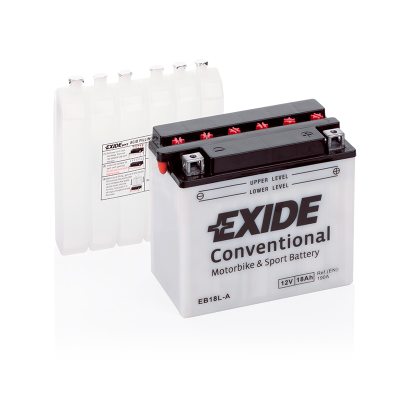 Motorcycle battery 4531 EXIDE MC EB18L-A 18Ah 190A(EN) in the group OTHER BATTERIES / GARDEN BATTERIES at TH Pettersson AB (32-4531)