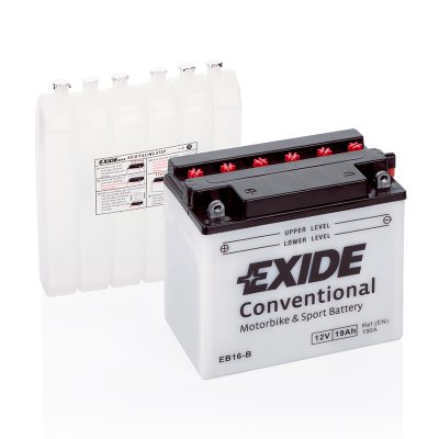 Motorcycle battery 4533 EXIDE MC EB16-B 19Ah 190A(EN) in the group MARINE & HOBBY / WATERCRAFT BATTERIES at TH Pettersson AB (32-4533)