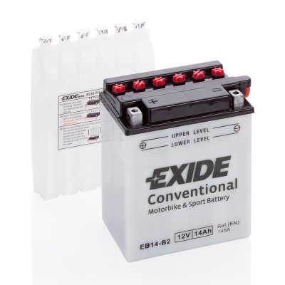 Motorcycle battery 4566 EXIDE MC EB14-B2 14Ah 145A(EN) in the group CAR & MC / MC BATTERIES at TH Pettersson AB (32-4566)