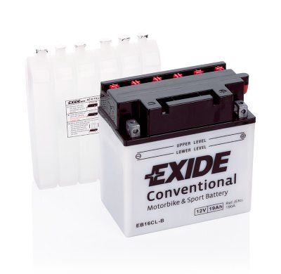 Motorcycle battery 4574 EXIDE MC EB16CL-B 19Ah 190A(EN) in the group MARINE & HOBBY / WATERCRAFT BATTERIES at TH Pettersson AB (32-4574)