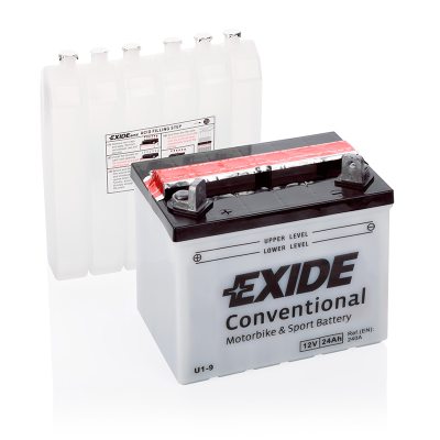 Motorcycle battery 4934 EXIDE MC U1-9 24Ah 240A(EN) in the group CAR & MC / MC BATTERIES at TH Pettersson AB (32-4934)