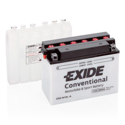 Motorcycle battery 4944 EXIDE MC E50-N18L-A 20Ah 260A(EN) in the group OTHER BATTERIES / GARDEN BATTERIES at TH Pettersson AB (32-4944)