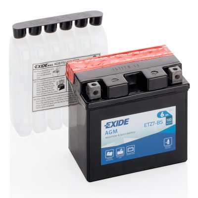 Motorcycle battery 4975 EXIDE MC ETZ7-BS 6Ah 100A(EN) in the group  /  at TH Pettersson AB (32-4975)