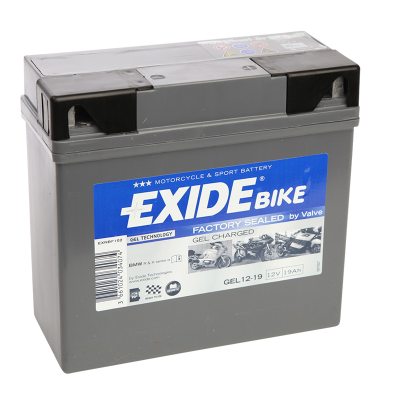 Motorcycle battery 80019 EXIDE MC GEL12-19 19Ah 170A(EN) in the group CAR & MC / MC BATTERIES at TH Pettersson AB (32-80019)