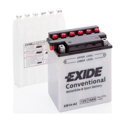 Motorcycle battery 4527 EXIDE MC EB14-A2 14Ah 145A(EN) in the group CAR & MC / MC BATTERIES at TH Pettersson AB (32-EB14-A2)
