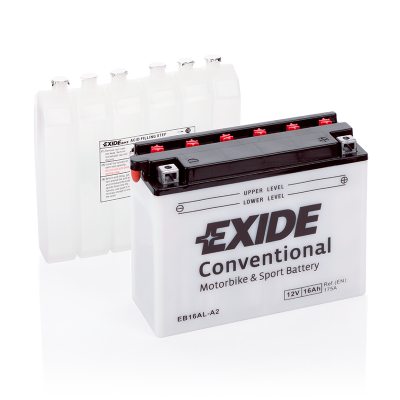 Motorcycle battery 4530 EXIDE MC EB16AL-A2 16Ah 175A(EN) in the group CAR & MC / MC BATTERIES at TH Pettersson AB (32-EB16AL-A2)