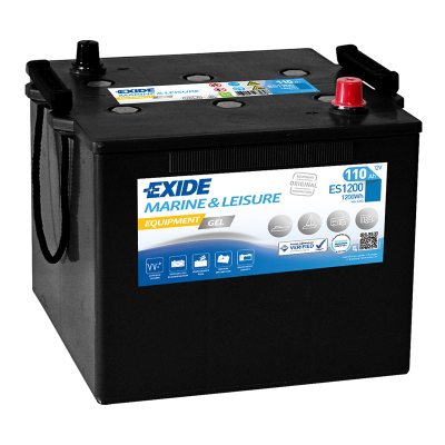 Leisure battery ES1200 EXIDE EQUIPMENT GEL 110Ah 1200Wh 560A(EN) in the group MARINE & HOBBY / CONSUMPTION BATTERIES at TH Pettersson AB (32-ES1200)