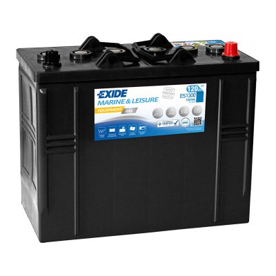 Leisure battery ES1300 EXIDE EQUIPMENT GEL 120Ah 1300Wh 750A(EN) in the group MARINE & HOBBY / CONSUMPTION BATTERIES at TH Pettersson AB (32-ES1300)