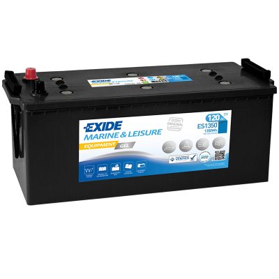Leisure battery ES1350 EXIDE EQUIPMENT GEL 120Ah 1350Wh 620A(EN) in the group MARINE & HOBBY / CONSUMPTION BATTERIES at TH Pettersson AB (32-ES1350)