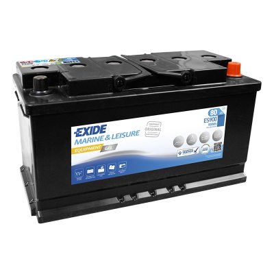 Leisure Battery ES900 EXIDE EQUIPMENT GEL 80Ah 900Wh 540A(EN) in the group MARINE & HOBBY / CONSUMPTION BATTERIES at TH Pettersson AB (32-ES900)