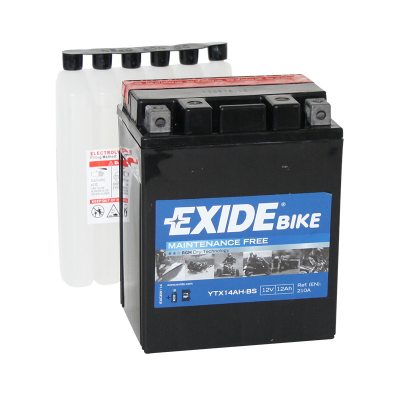 Motorcycle battery 4995 EXIDE MC ETX14AH-BS 12Ah 210A(EN) in the group CAR & MC / MC BATTERIES at TH Pettersson AB (32-ETX14AH-BS)